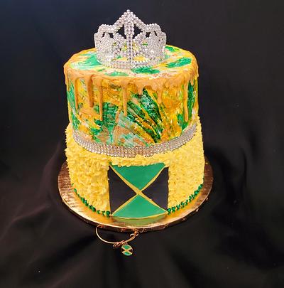 Jamaican Themed Birthday Cake - Cake by Celene's Confections