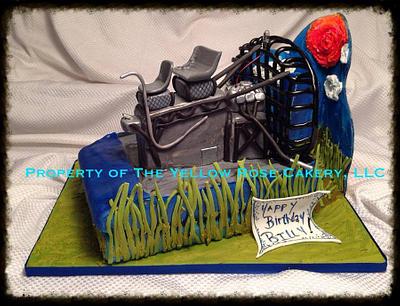 Airboat Cake - Cake by The Yellow Rose Cakery, LLC