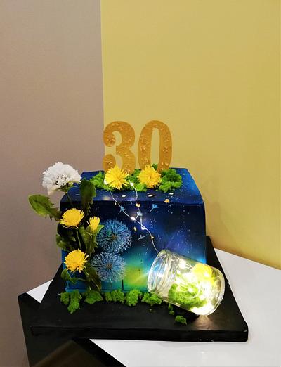 Dandelions and fireflies - Cake by Nora Yoncheva