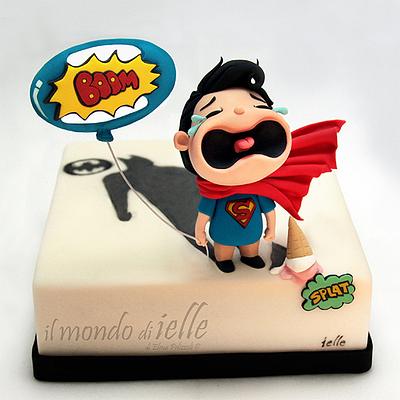 BATMAN VS SUPERMAN - Cake by il mondo di ielle