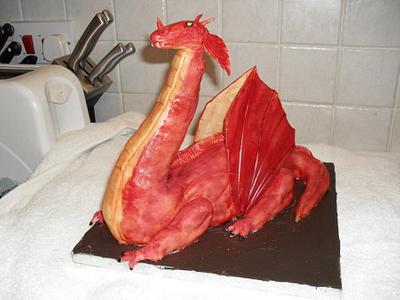 dragon birthday cake - Cake by David Mason