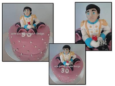 Bolo do príncipe surpresa!  - Cake by Arte docinha - cake design 