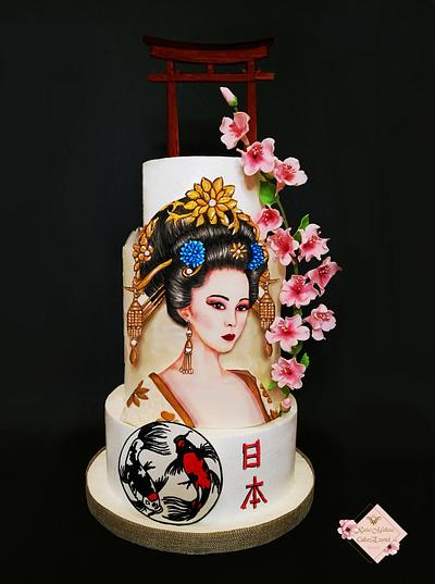 Geisha Bride Cake - Cake by Katia Malizia 