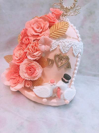 marriage anniversary ..birds cage cake - Cake by Jojosweet