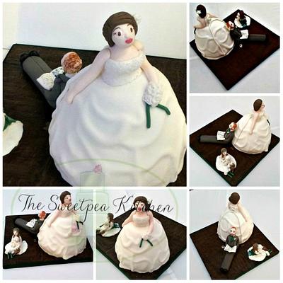 Bride and Groom Cake  - Cake by The Sweetpea Kitchen 