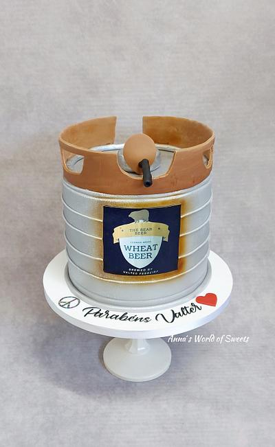 Beer Keg Cake - Cake by Anna's World of Sweets 