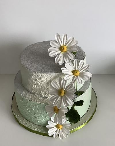Cake with daisies - Cake by Anka