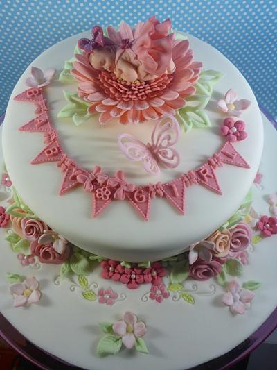 Baby shower cake - Cake by eMillicake