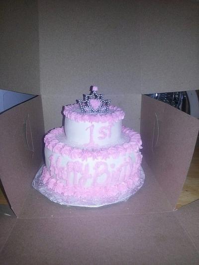Princess smash cake - Cake by Laurie