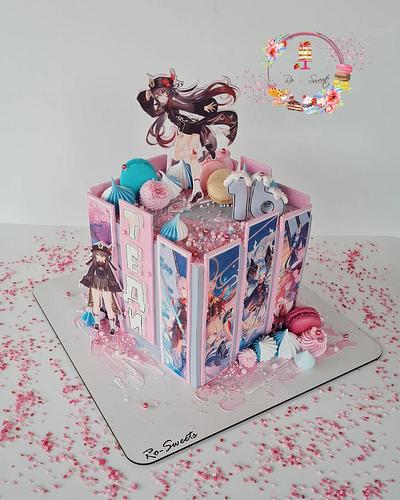 Genshin impact cake 🎂 - Cake by Rositsa Aleksieva