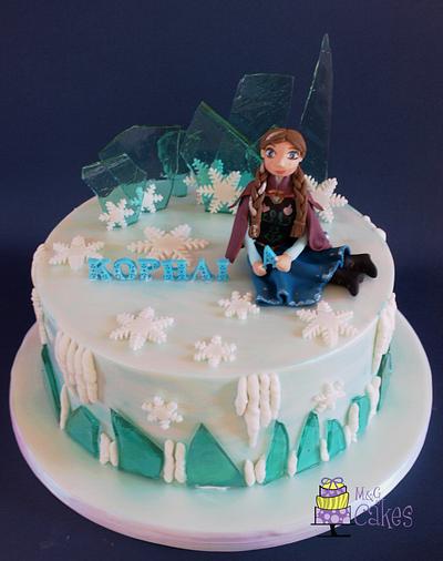Anna (Frozen movie) - Cake by M&G Cakes