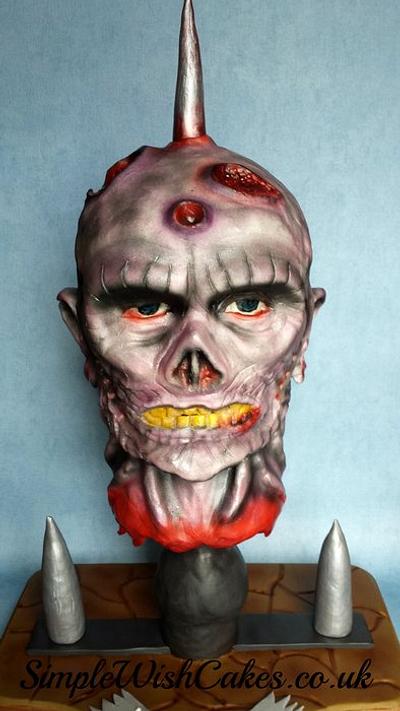 Zombie Head - Cake by Stef and Carla (Simple Wish Cakes)