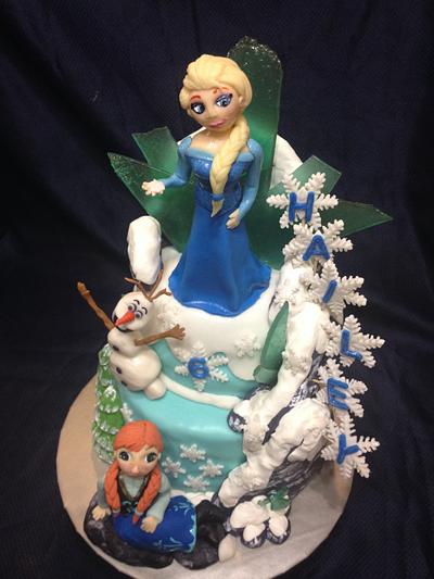 Frozen cake - Cake by Sweetdesignsbyflavia