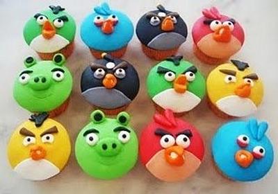 Angry birds cupcakes - Cake by Chris
