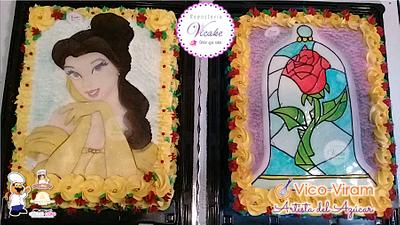 Pastel tema La Bella y la Bestia - Cake by Vico Merino