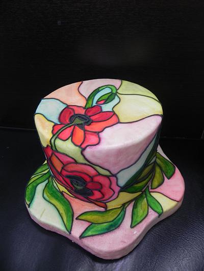 hand painted  - Cake by Victoria