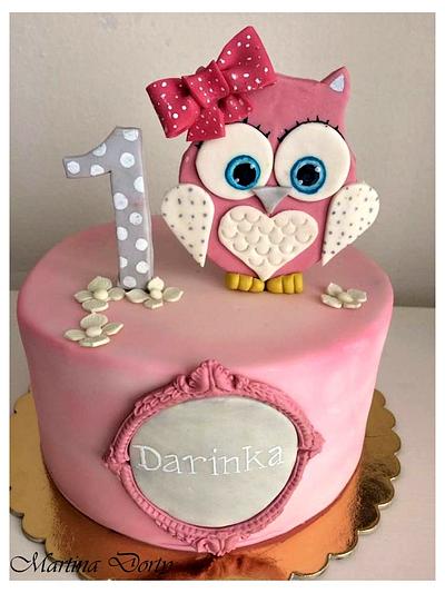 owl cake - Cake by sweetcakesmartina