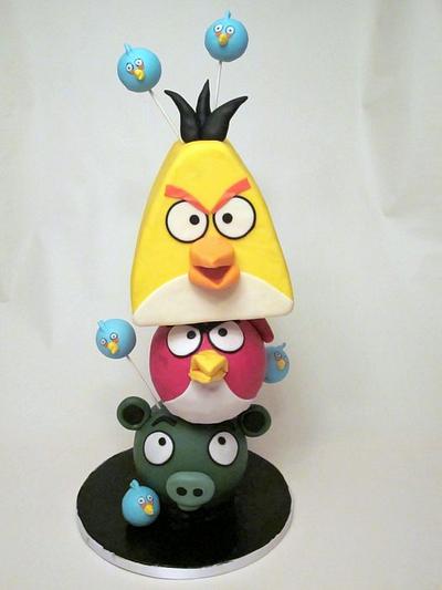 Angry Birds Cake - Cake by Mojo3799