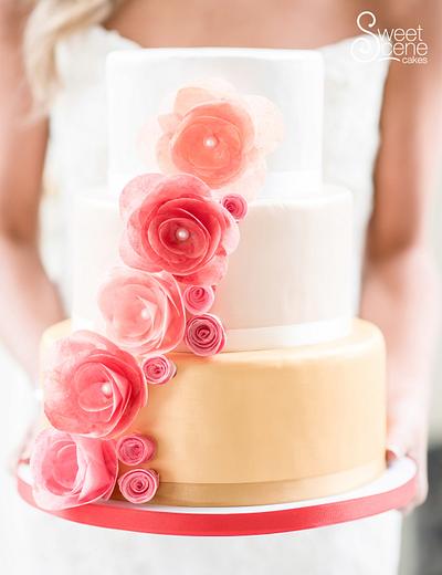 Spring Blooms Wedding - Cake by Sweet Scene Cakes