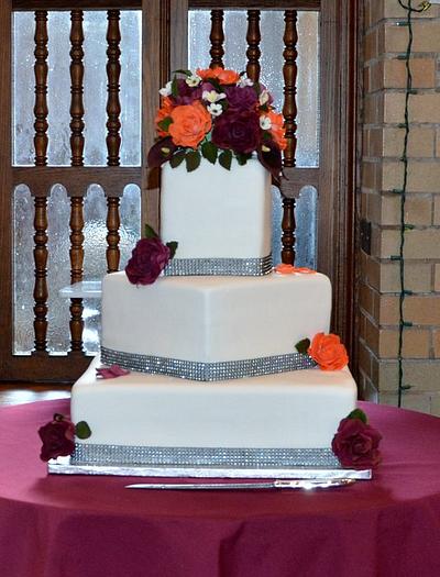 Wedding Cake - Cake by CakesbySusy