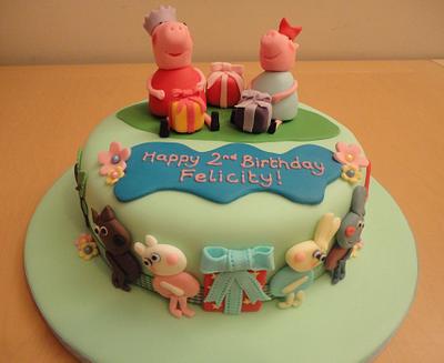 Peppa Pig and friends - Cake by Clair Jackson