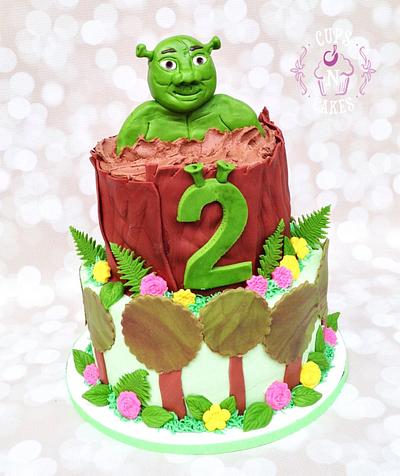 Shrek! - Cake by Cups-N-Cakes 
