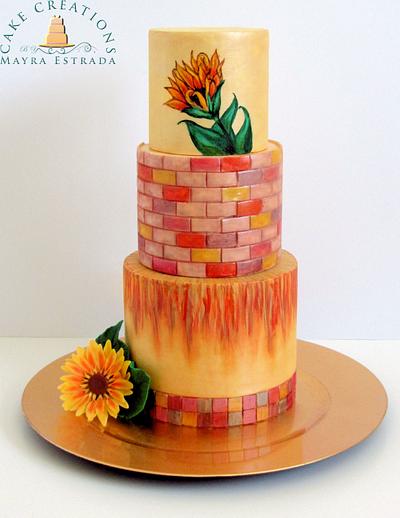 Autumn Sunflowers - Cake by Cake Creations by ME - Mayra Estrada