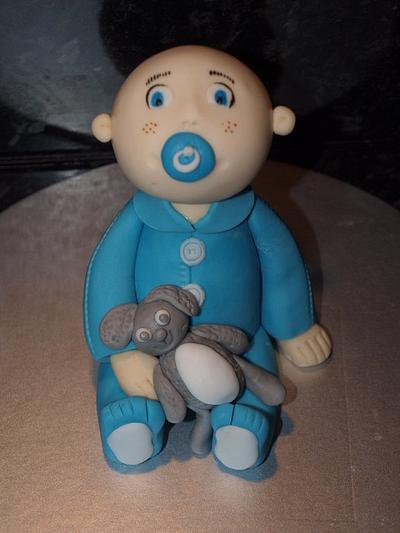 5inch baby boy cake topper - Cake by Deb-beesdelights