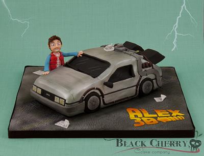 Delorean Back to the Future Cake - Cake by Little Cherry