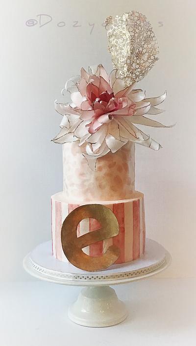 E is for Emily - Cake by Dozycakes