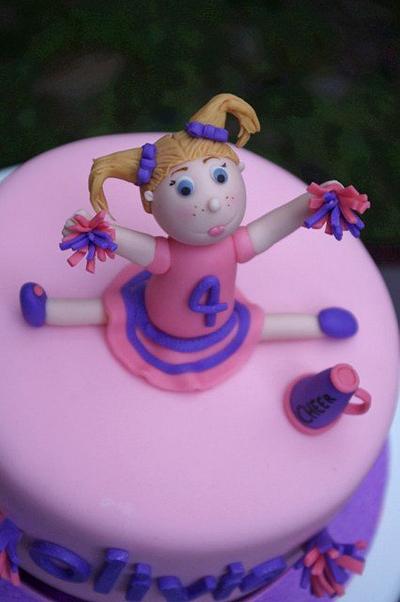 Gooooo Cheerleader Cake!  - Cake by Mandy
