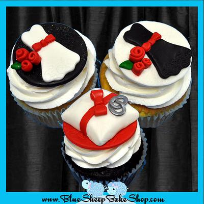 Bridal Shower Jumbo Cupcakes - Cake by Karin Giamella