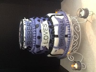 Justin beiber - Cake by Eneida Diaz
