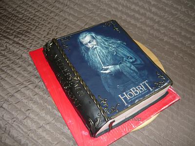 Book Hobbit - Cake by irenap