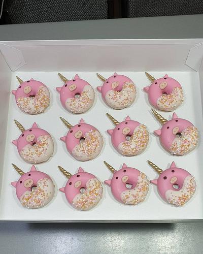 Donuts pig unicorn - Cake by Prodiceva