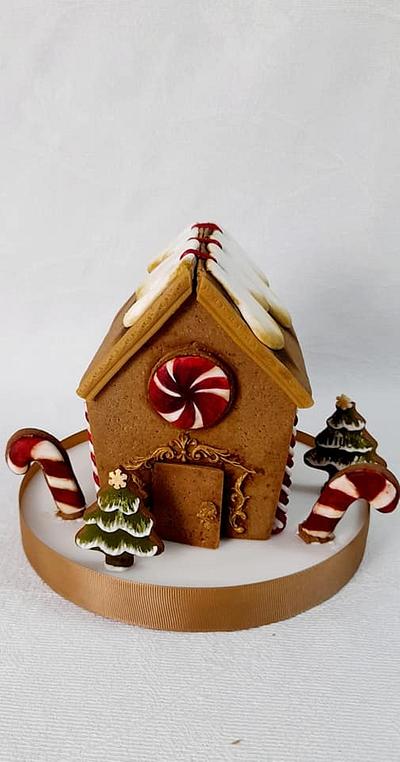 Gingerbread house nº1 - Cake by Nicole Veloso