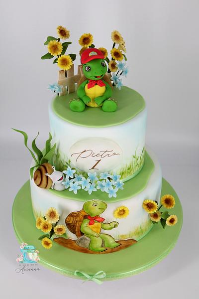 Franklin TheTurtle Cake  - Cake by Arianna