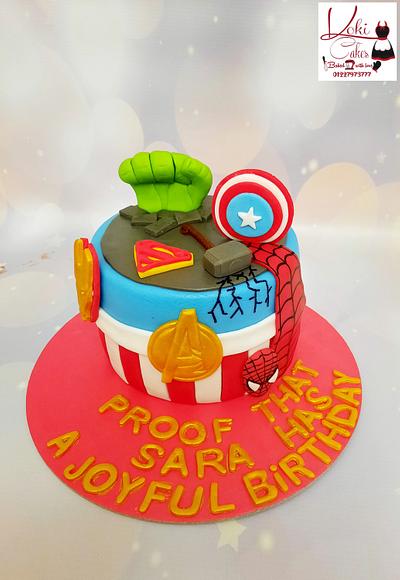 "Avengers cake" - Cake by Noha Sami