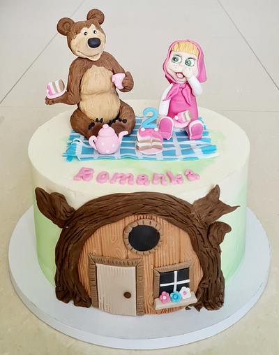 Masha and bear - Cake by Adriana12