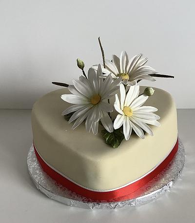 Cake with daisies - Cake by Anka