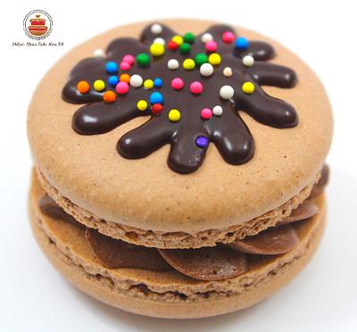 Chocolate Macarons - Cake by Shilpa Kerkar