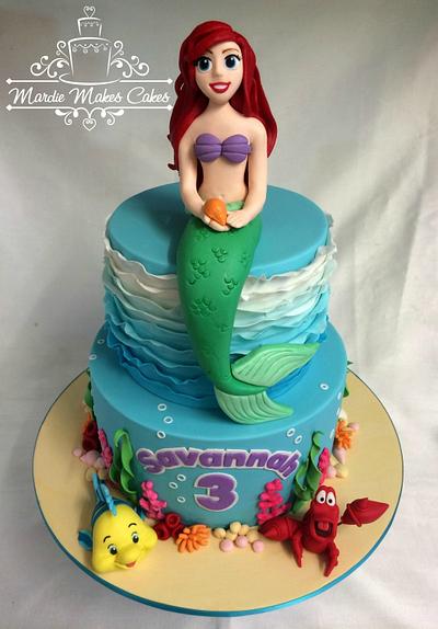 Little Mermaid Cake - Cake by Mardie Makes Cakes