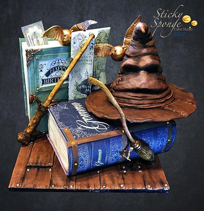Harry Potter cake - Cake by Sticky Sponge Cake Studio