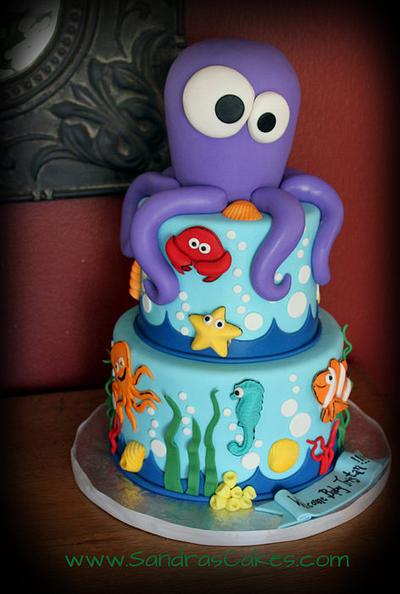 Fun undersea baby shower - Cake by Sandrascakes