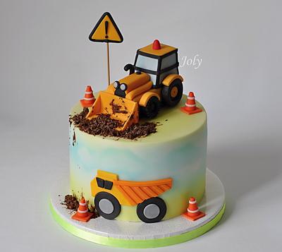 Excavator - Cake by Jolana Brychova