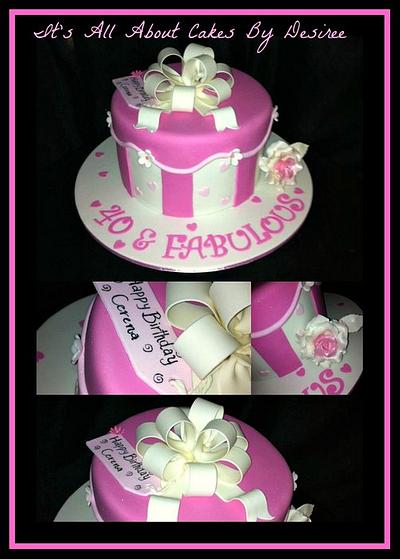Fabulous and 40 Cake - Cake by Desiree