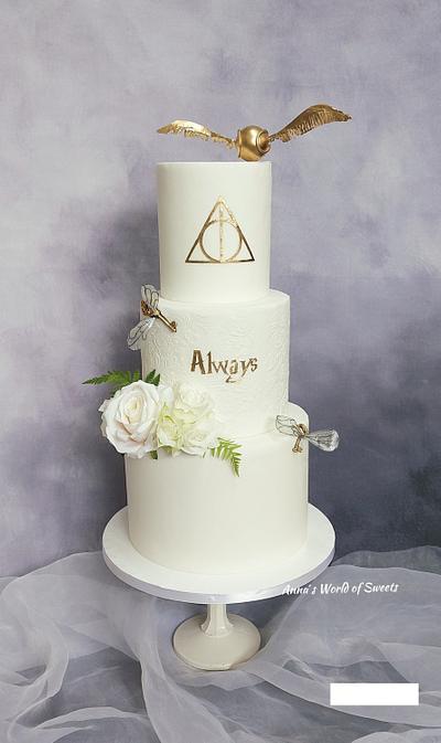 Harry Potter Wedding Cake  - Cake by Anna's World of Sweets 