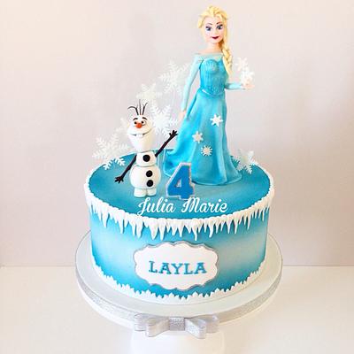 Frozen Cake - Cake by Julia Marie Cakes