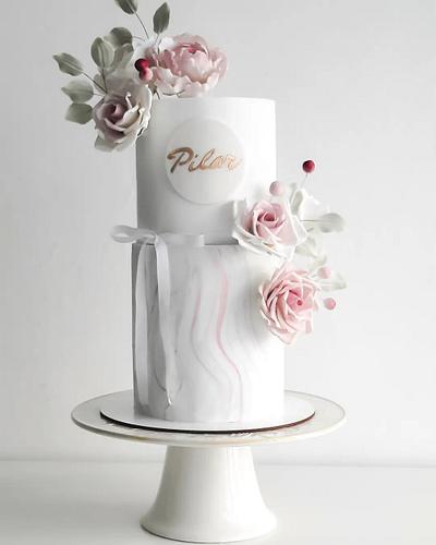 Cake for Pilar - Cake by Silvia Caballero