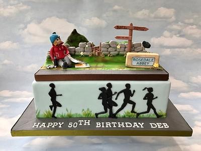 Walking in the Dales - Cake by Canoodle Cake Company